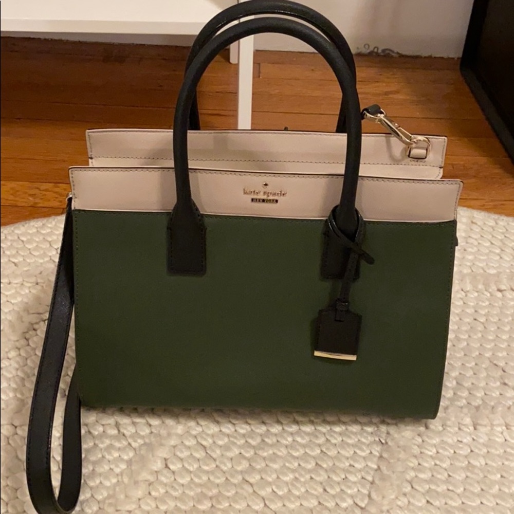 Brand new evergreen Kate Spade purse